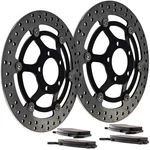 Niche Front Brake Rotor Pad Kit For Suzuki 69100-10840 59100-21860 Semi Metallic. Fixed Price $136.95.