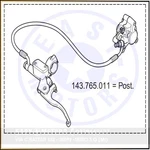 Polini Pocket Bike Mini 143.765.011 Rear Brake System GP5 Assembly. Fixed Price $135.00.