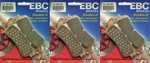 Ebc FA261HH Full Front & Rear Brake Pad Set Fits Honda CBR1100XX ST1300 VFR800. Fixed Price $177.81.