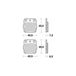 Braking Race Compound Brake Pads - Front 686CM46. Fixed Price $49.13.