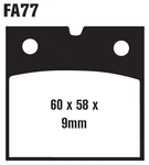 Standard Organic Brake Pads Ebc FA77. Fixed Price $38.18.