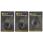 Niche Brake Pad Set For Kawasaki Ninja ZX6R Z1000 43082-1142 Front Rear Organic. Fixed Price $20.95.