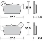 Braking Brake Pads #890CM44. Fixed Price $37.27.