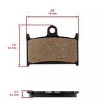 Caltric Front And Rear Brake Pads For Triumph Tiger Explorer 2012-2017. Fixed Price $31.49.
