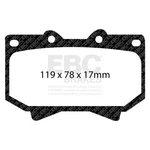 Ebc Brakes DP41319R Disc Pad Set Front Yellowstuff Our Flagship Range Fmsi. Fixed Price $249.70.