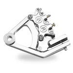 Performance Machine Rear 4-PISTON Caliper And Bracket Polished 1274-0052-P. Fixed Price $614.50.
