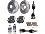 Front Brake Pad Rotor Axle Wheel Hub Kit For 1992-1994 Gmc Yukon 1993 SX228NF. Fixed Price $423.37.