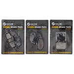 Niche Brake Pad Set For Kawasaki Ninja 650R Z750S Versys Front Rear Organic. Fixed Price $23.95.
