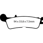 Ebc Brakes Pads FA755R - Sintered Series. Fixed Price $41.32.