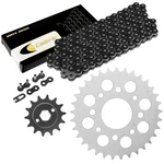Caltric Black Drive Chain And Sprocket Kit Compatible With Honda CMX250C Rebel. Fixed Price $77.47.