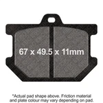 Ebc Motorcycle Brakes FA34V Vee-pads. Fixed Price $46.31.