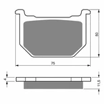 Goldfren Front Brake Pads For Suzuki GS1100GK 1982-1986 (S3 X2). Fixed Price $31.35.