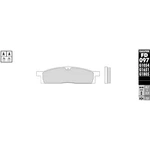 Galfer Semi-metallic Brake Pads Front FD097G1054. Fixed Price $22.79.