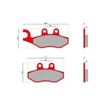 Malossi Brake Pads Mhr Piaggio 50 For Vespa Sprint 2T 2014-2019. Fixed Price $14.26.