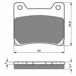 Goldfren Brake Pads GF015S3. Fixed Price $31.57.