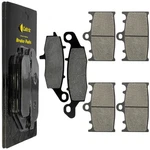 Caltric Front Rear Brake Pads For Kawasaki VN1700 Vulcan Vaquero 2011-2019. Fixed Price $27.90.