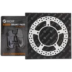 Niche Brake Rotor Pad Kit For Honda 06455-MT8-405 Front Left Semi Metallic. Fixed Price $51.95.