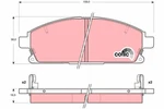 Trw GDB3312 Brake Pad Set, Disc For Acura, Honda, Infiniti, Nissan. Fixed Price $53.43.