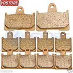 Sintered Front Rear Brake Pads Fits 2008-2014 Kawasaki Concours ZG1400 Abs. Fixed Price $34.00.