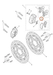 Triumph T2021978 Genuine Oem Front Brake Pad Set For Brembo Caliper BRM10K. Fixed Price $73.63.