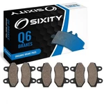 Front + Rear Organic Brake Pads 2006-2007 Hyosung MS3 125 Set Full Kit Vy. Fixed Price $17.19.