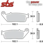 184MS Rear Brake Pads Sbs For Honda 600 Fjs Silver Wing 2001. Fixed Price $39.13.