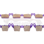 Brake Pads Kit Front And Rear For Honda CR125R CR250R CRF250R 04-07 FA185 FA346. Fixed Price $23.22.