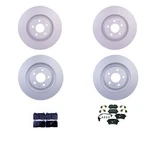 Hella Front & Rear Rotor Low-met Disc Brake Pad Kit For Macan Fi Cynb Dlhb 18-20. Fixed Price $620.95.