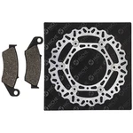 Niche Rear Left Brake Rotor Pad Kit For Yamaha YZ125 YZ250 WR450F Semi Metallic. Fixed Price $46.95.