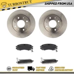 Front Oe Brake Rotors Pads Fits 1993 1994 Dodge Colt Lifetime Warranty. Fixed Price $134.94.