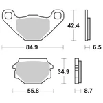 Brake Pads Sbs 651HF. Fixed Price $74.04.