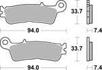 Brake Pad Set, Disc Brembo 07YA55SD. Fixed Price $59.77.