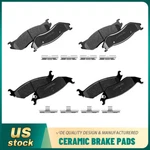 Front Rear Ceramic Brake Pads W/hardware For 2002 2003 2004 2005 Dodge 1500. Fixed Price $53.71.