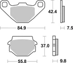 Brembo Oe Powersports Brake Pad For Kawasaki Zzr 250CC Rear - 07YA54SP. Fixed Price $77.30.
