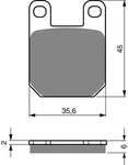 Brake Disc Pads Rear Goldfren S33 For Beta Rr 50 Standard 2008. Fixed Price $19.32.