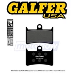 Galfer Brakes Front Semi-metallic Pads For 2001-2015 Yamaha FZS1000 Qg. Fixed Price $41.80.