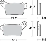 Sbs Sintered Brake Pads 834LS. Fixed Price $54.95.