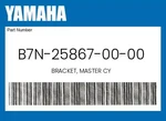 Yamaha Genuine Bracket, Master Cy B7N-25867-00-00. Fixed Price $22.91.