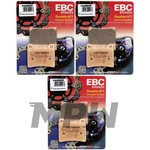 Yamaha Fzx 750 1987 Ebc FA088HH Double-h Sintered Brake Pads Kit Front & Rear. Fixed Price $93.16.