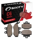 Front + Rear Ceramic Brake Pads 2008 Vespa GT200 Set Full Kit Grimeca Wn. Fixed Price $17.61.