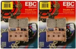 (2 Packs) Ebc FA380HH Double-h Front Sintered Brake Pads Yamaha R1 R6 Yzf FZ1. Fixed Price $82.95.