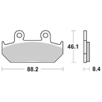Brake Discs Sbs 600HF. Fixed Price $69.65.