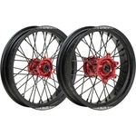 Turner Performance Products Supermoto Titan Front And Rear Wheel Set - Red. Fixed Price $799.99.