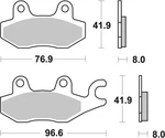 Brembo Oe Powersports 07YA22SP Rear Sintered Brake Pads For Cagiva Canyon 500CC. Fixed Price $67.45.