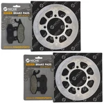 Niche Front Brake Rotor Pad Kit For Suzuki 59300-08810 59100-39841 Semi Metallic. Fixed Price $58.95.