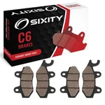 Front + Rear Ceramic Brake Pads 1993 Atk 605 Mx Set Full Kit Complete Jn. Fixed Price $26.15.