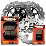 Front+rear Rotors+brake Pads For Suzuki GSF600 Bandit 95-99 RF400 RF600 93-97. Fixed Price $414.70.