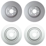 Hella Front 345MM & Rear 330MM Brake Rotors Kit For Audi S4 S5 Base Cabriolet. Fixed Price $456.95.