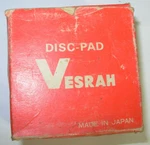 Honda CB350G CB350F CB360T CB450K7 CB500T CB550 Pads Disc Brakes Vesrah. Fixed Price $39.95.