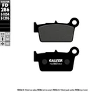 Galfer Carbon Semi-metallic Brake Pads Rear FD286G1054. Fixed Price $28.02.